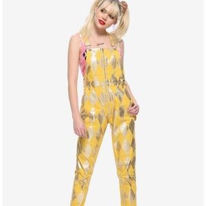 Her Universe DC Comics Birds Of Prey Harley Quinn Boobytrap Overalls
